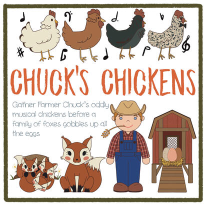 Chuck's Chickens: A cooperative boardgame about musical chickens